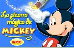 La pizarra mágica de Mickey