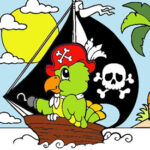 juego colorear pirata